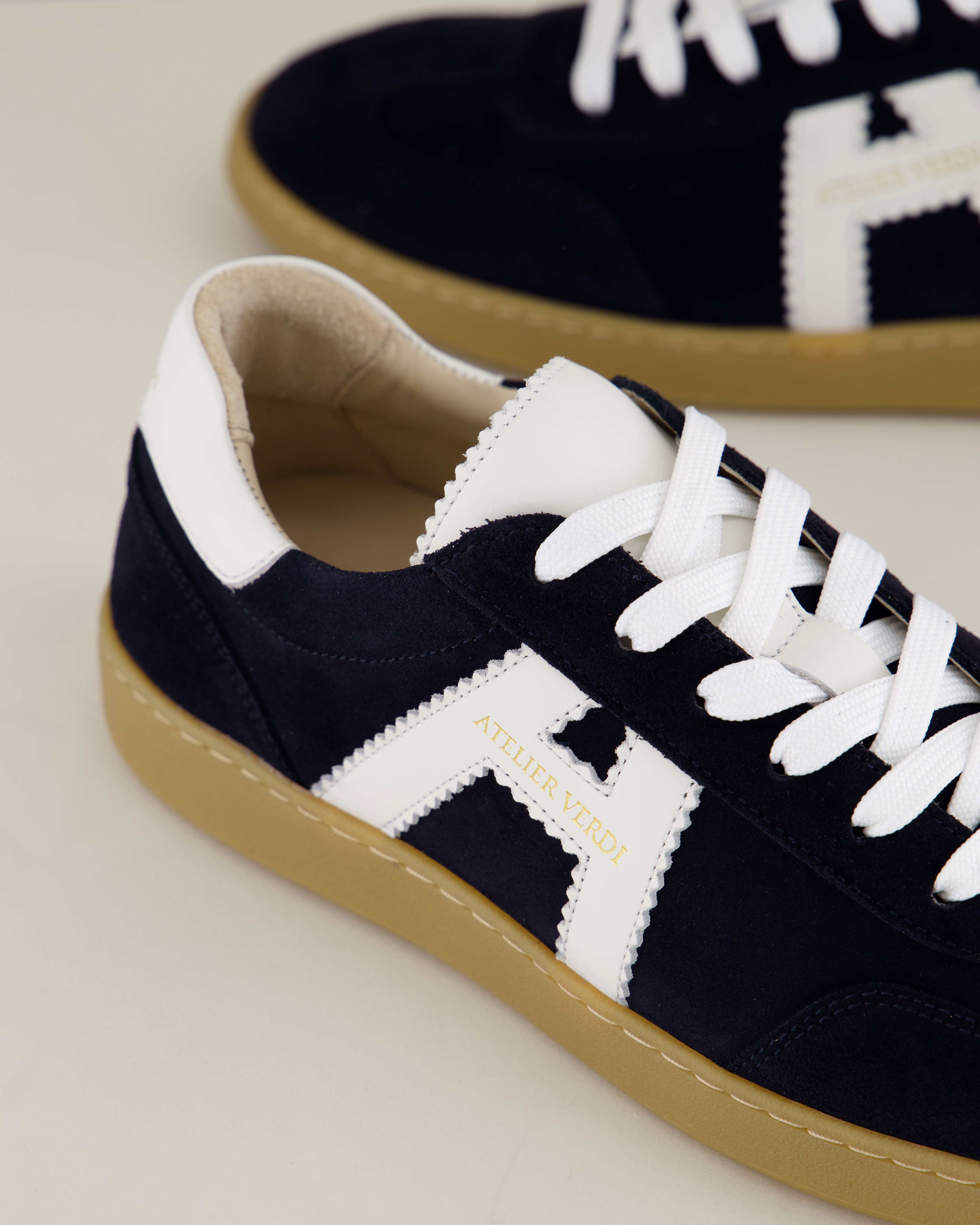 Gino AVM-SN02 Navy Suede