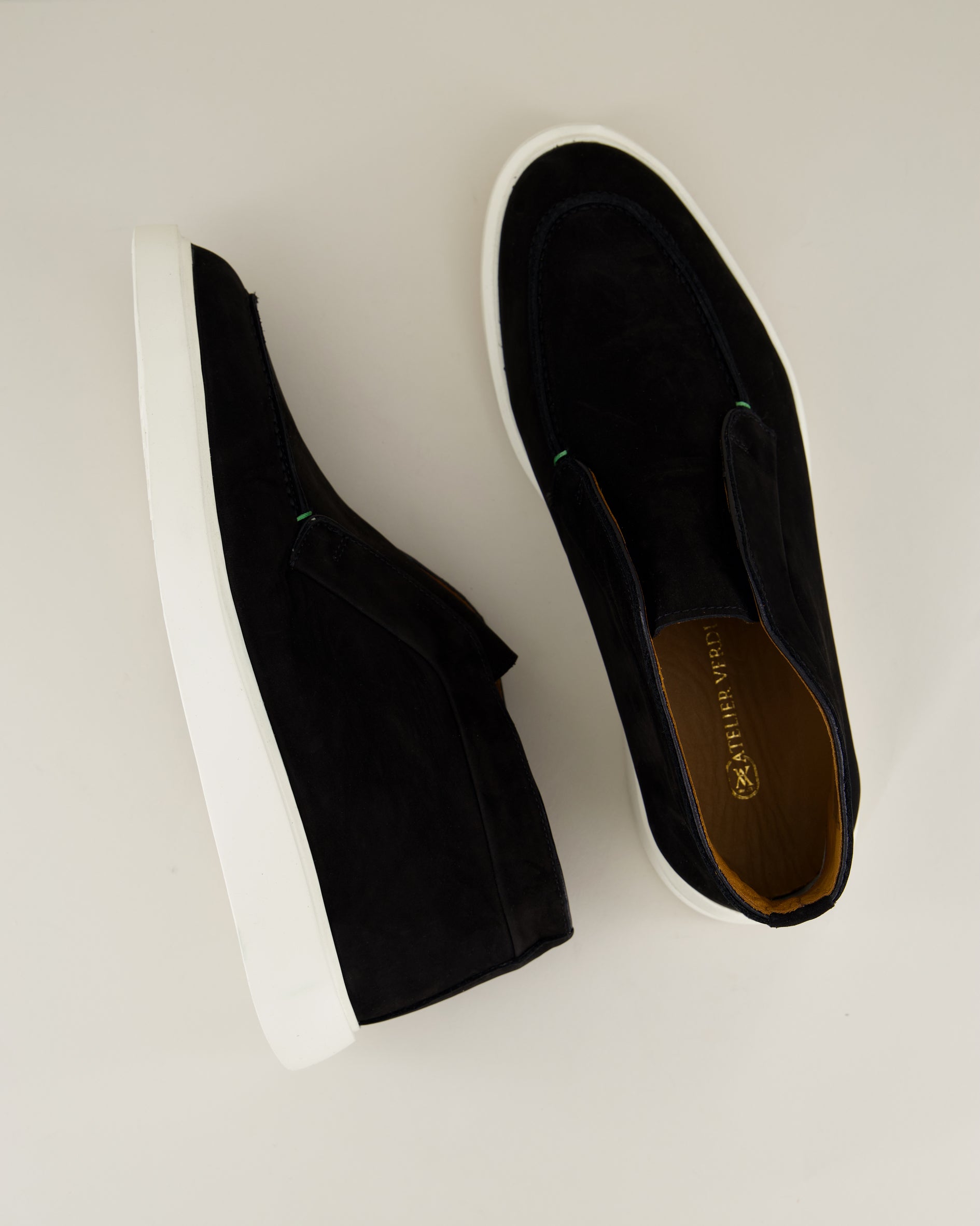 Enzo AVM-M02 Black Nubuck Leather
