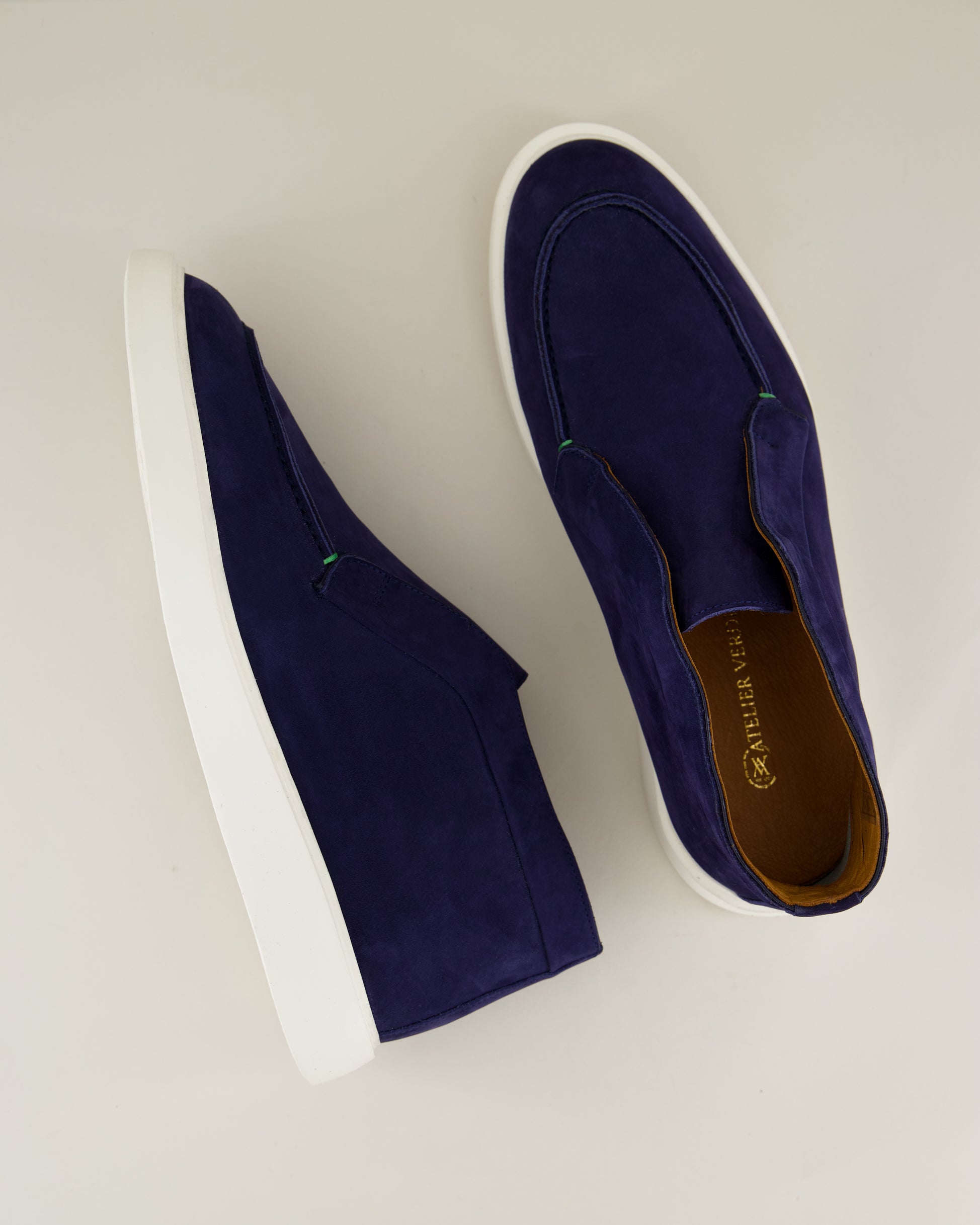Enzo AVM-M02 Navy Nubuck Leather